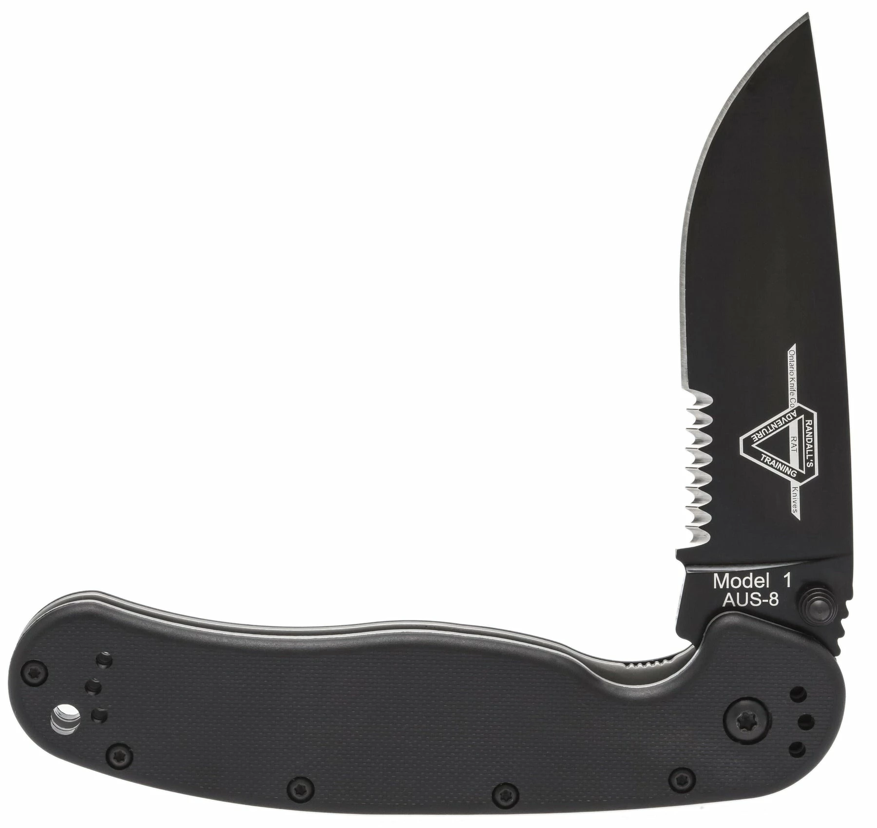 Ontario Knife Company (OKC) OKC Model 1 RAT Folder (Black Blade, Combo Edge) - Image 10