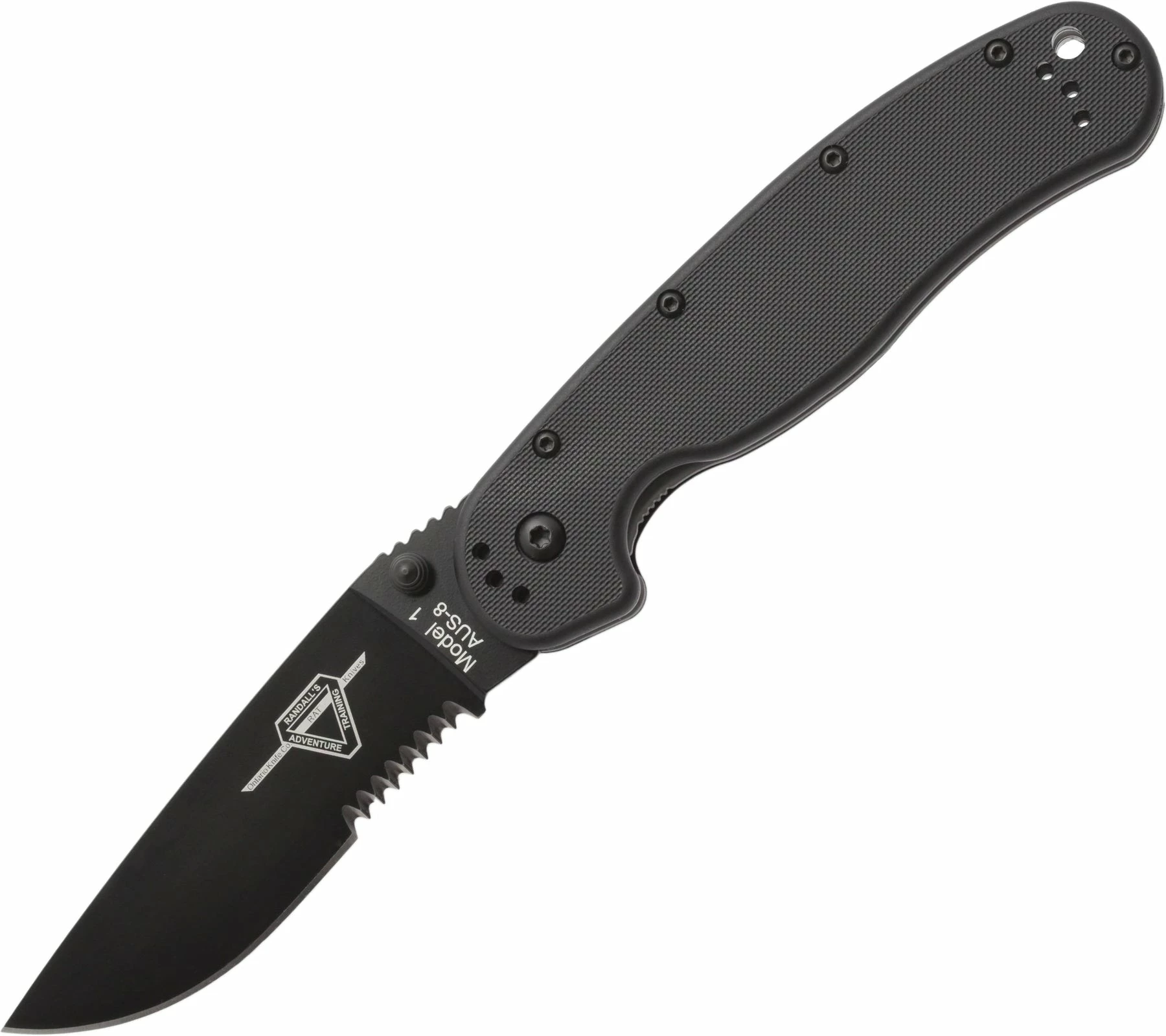 Ontario Knife Company (OKC) OKC Model 1 RAT Folder (Black Blade, Combo Edge) - Image 15