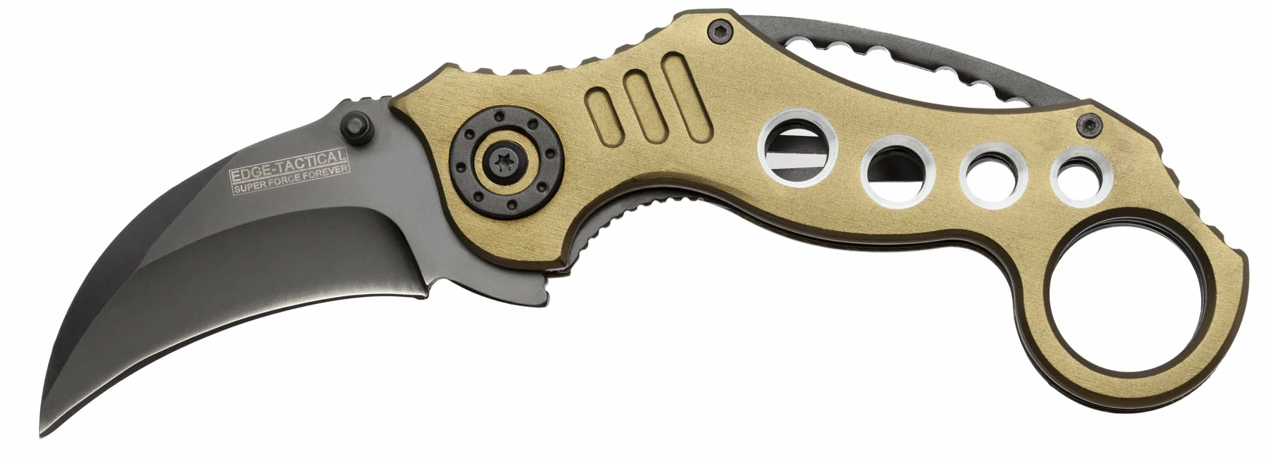 Knife Depot Karambit Tactical Spring Assist Knife - Green - Image 16