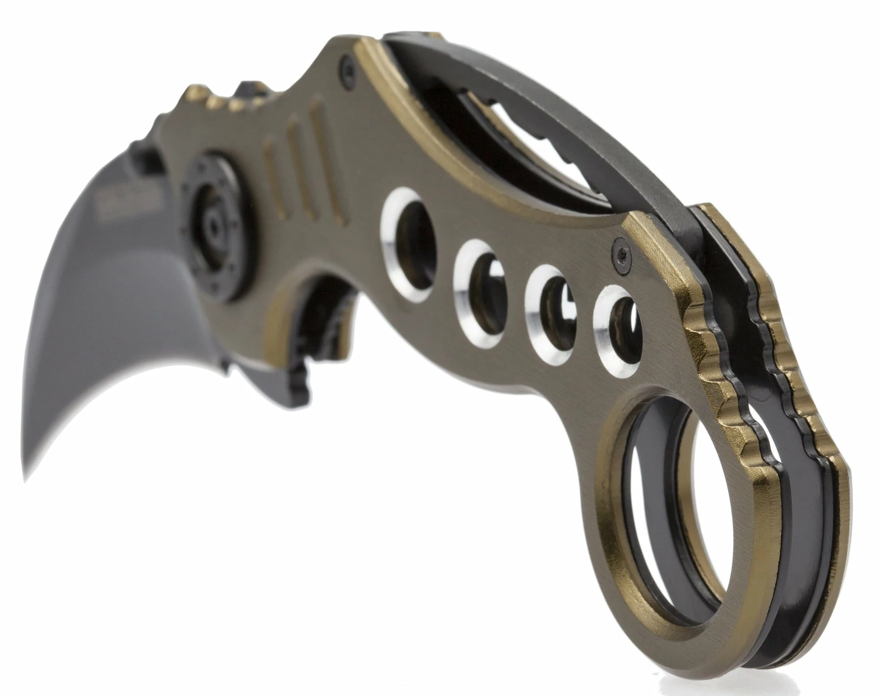 Knife Depot Karambit Tactical Spring Assist Knife - Green - Image 14