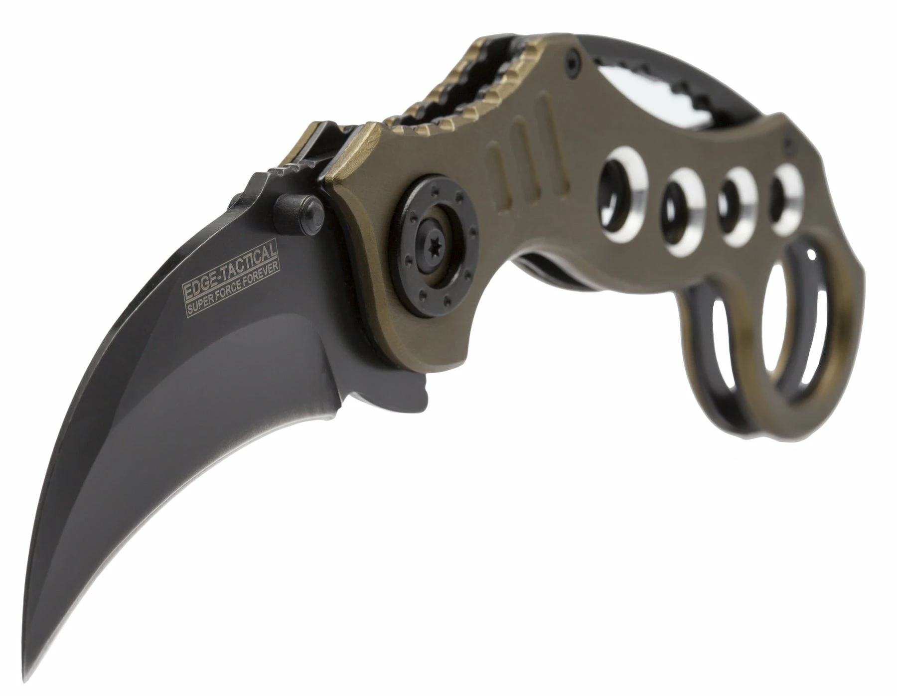 Knife Depot Karambit Tactical Spring Assist Knife - Green - Image 15