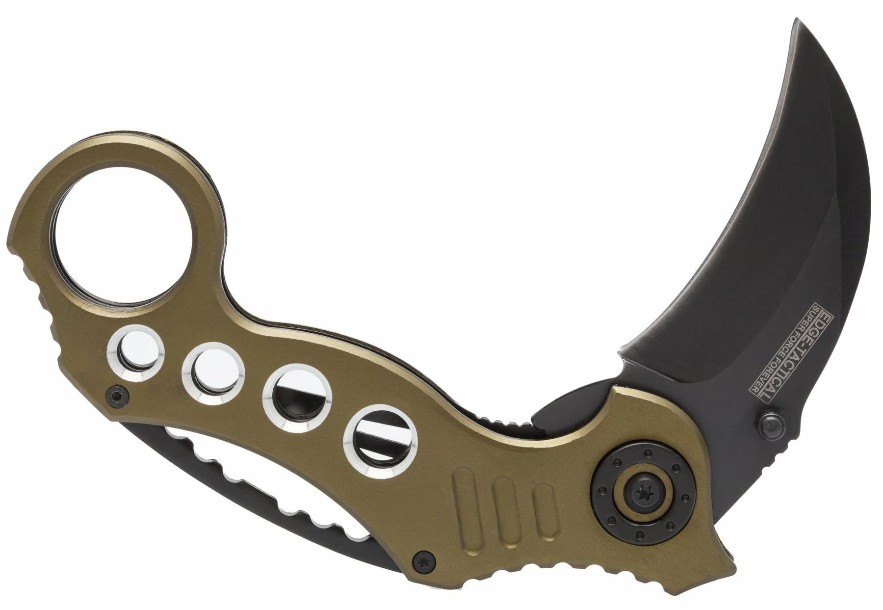 Knife Depot Karambit Tactical Spring Assist Knife - Green - Image 12