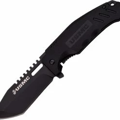 Master Cutlery USMC Elite Folder With Black Titanium Blade And G10 Handle, M-2008BK
