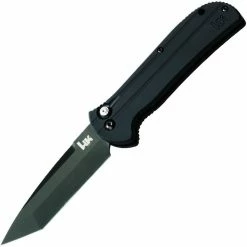 HK Knives Benchmade HK Entourage Tanto Black Plain Edge Knife