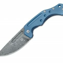 Fox Knives Desert Fox Damascus Pocket Knife, 01FX043DAM
