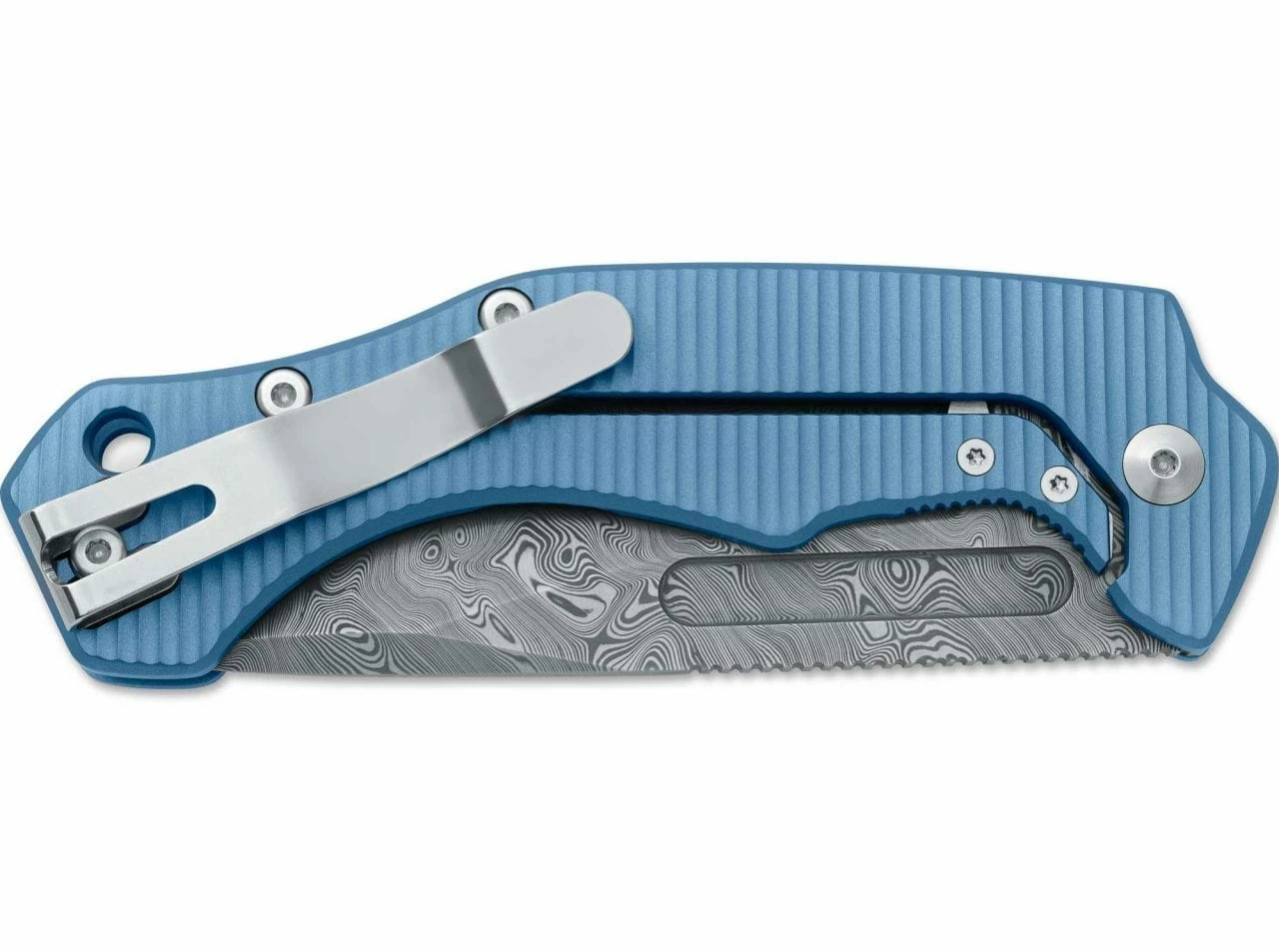 Fox Knives Desert Fox Damascus Pocket Knife, 01FX043DAM - Image 2