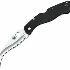 Spyderco Civilian, 4.1" VG-10 Serrated Blade, G-10 Handles - C12GS