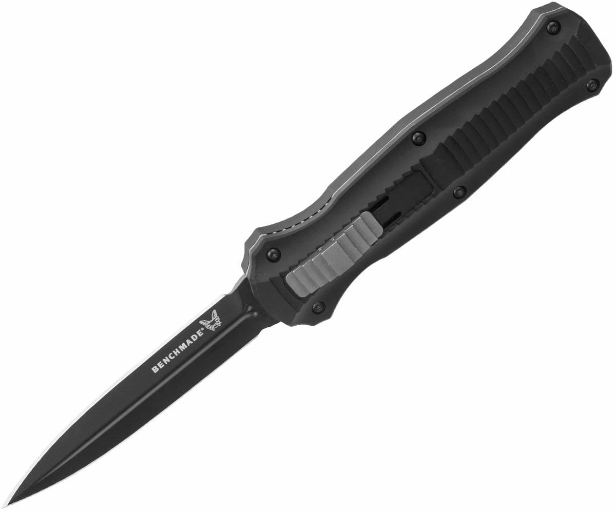 Benchmade 3300BK Infidel OTF Automatic Knife, 3.95" Black Blade, Aluminum Handles