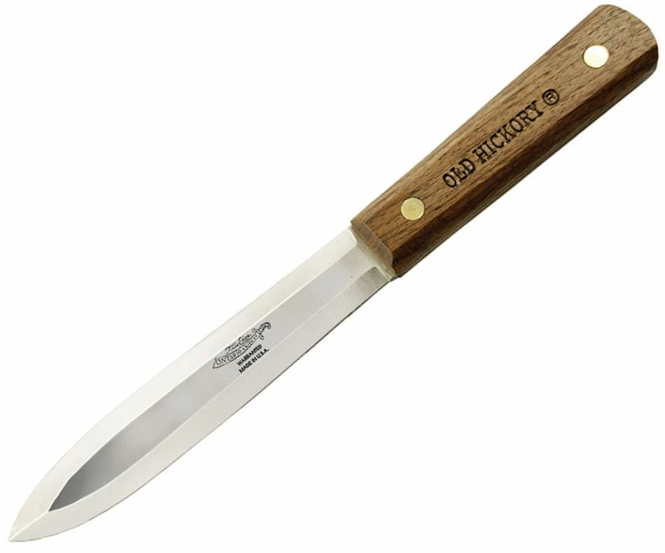 Ontario Knife Company (OKC) Ontario Old Hickory 73-6" Sticker, 1095 Blade, Hardwood Handle
