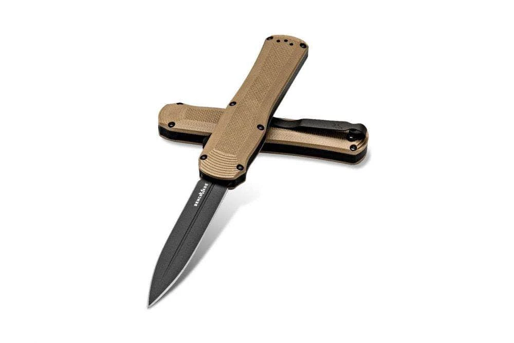 Benchmade 3400BK-2 Autocrat OTF, 3.71" S30V Blade, Coyote Tan Handle