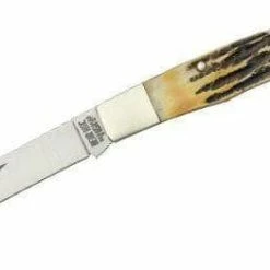 Bear & Son Cutlery 3-5/8" Genuine India Stag Bone, Lockback