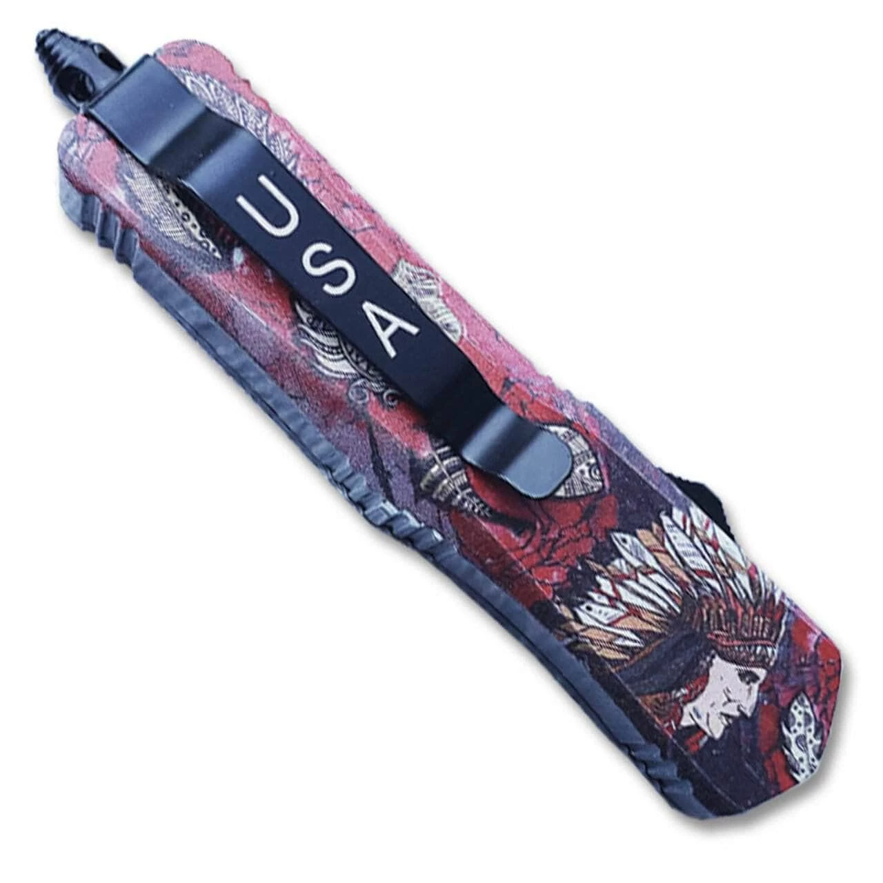 Knife Depot Swift Double Edge Native American OTF Knife - Image 2