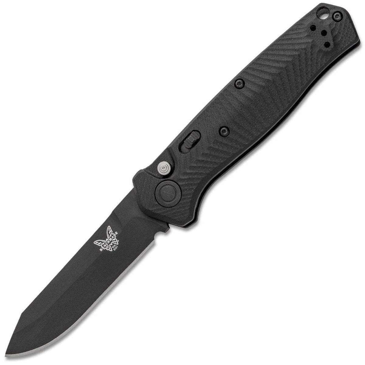 Benchmade Mediator, 3.3" S90V Reverse Tanto Blade, Black G10 Handle - 8551BK