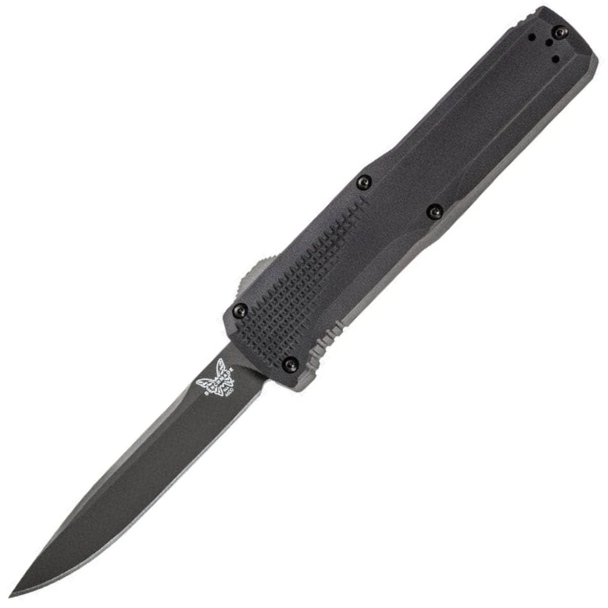 Benchmade Phaeton OTF, 3.45" S30V Blade Blade, Black Aluminum Handle - 4600DLC