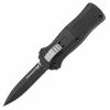 Benchmade Mini Infidel OTF, 3.1" Black D2 Blade, Aluminum Handle - 3350BK