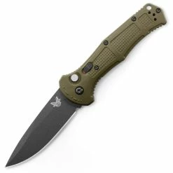 Benchmade Claymore Auto, 3.6" D2 Blade, Foliage Green Grivory Handle - 9070BK-1