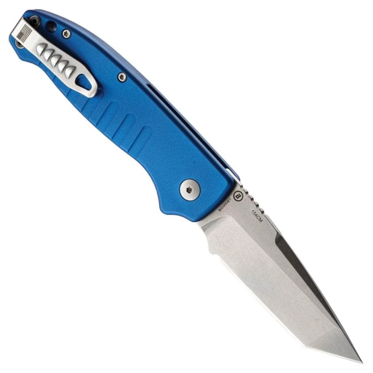 Hogue Ballista I Automatic, 3.5" Tanto Blade, Matte Blue Aluminum Handle - 64123 - Image 2