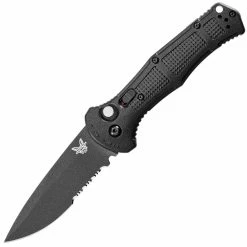 Benchmade Claymore Auto, 3.6" D2 Serrated Blade, Grivory Handle - 9070SBK
