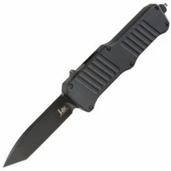 Heckler & Koch (HK) HK Mini Incursion OTF Automatic, 2.95" Black Tanto Blade, Black Aluminum Handle - 54046