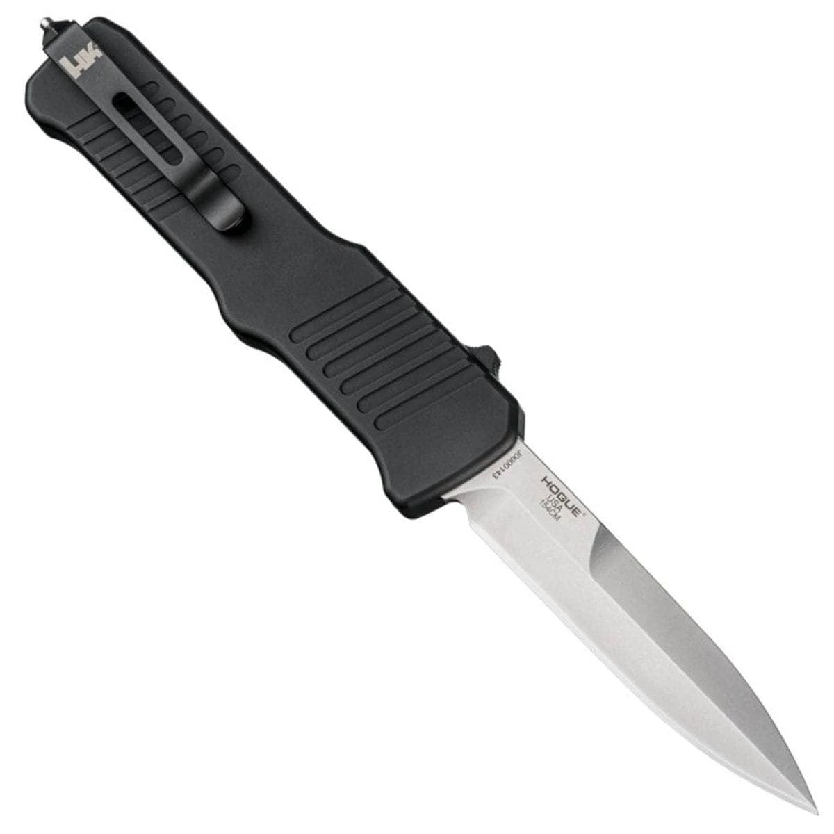 Heckler & Koch (HK) HK Incursion OTF Automatic, 3.9" Bayonet Blade, Black Aluminum Handle - 54090 - Image 2