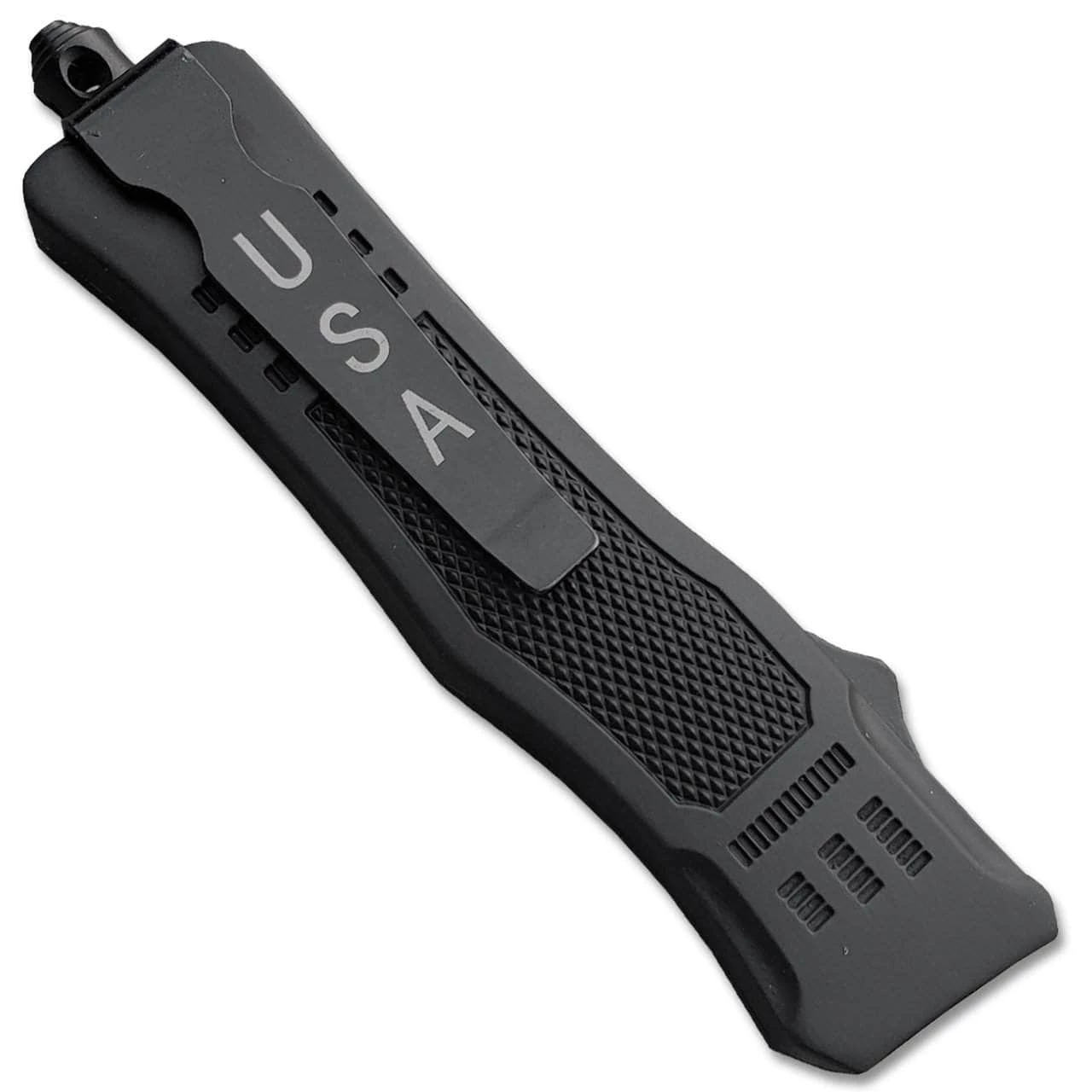 Knife Depot Titanium Legacy Edge OTF Knife Spear Point, Double Edged Blade - Image 2