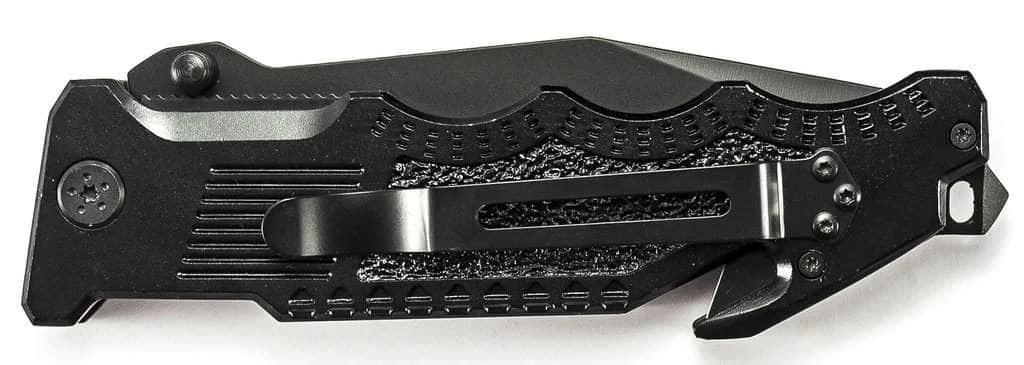 Smith & Wesson SWBG2TS Border Guard 2 Pocket Knife W/Black Coated Partially Serrated Tanto Blade - Image 2