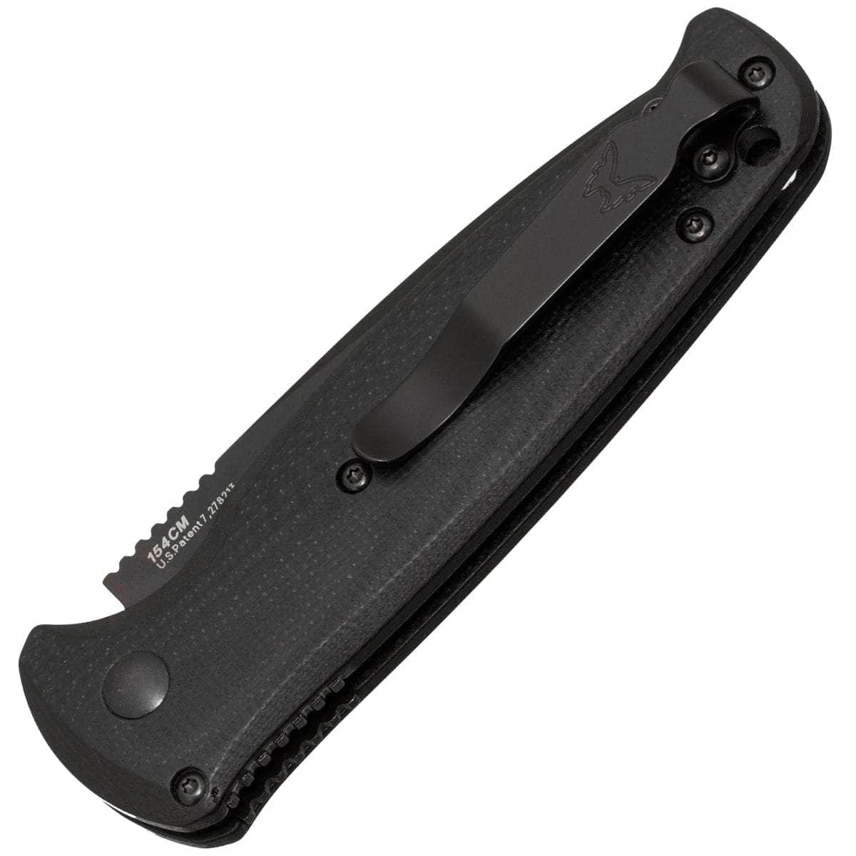 Benchmade 4300BK CLA Automatic, 3.4" Black Blade, G10 Handle - Image 2