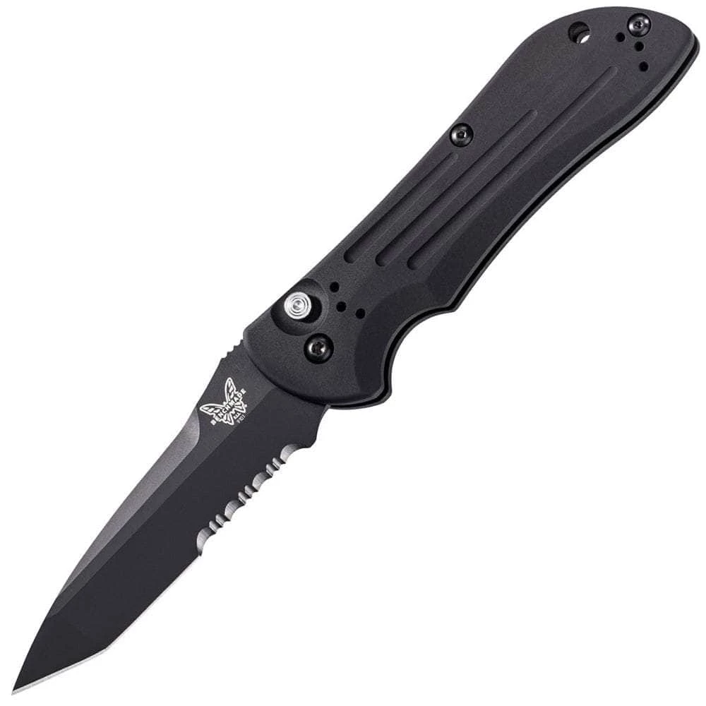 Benchmade 9101SBK Auto Stryker, 3.6" 154CM Blade, Aluminum Handle