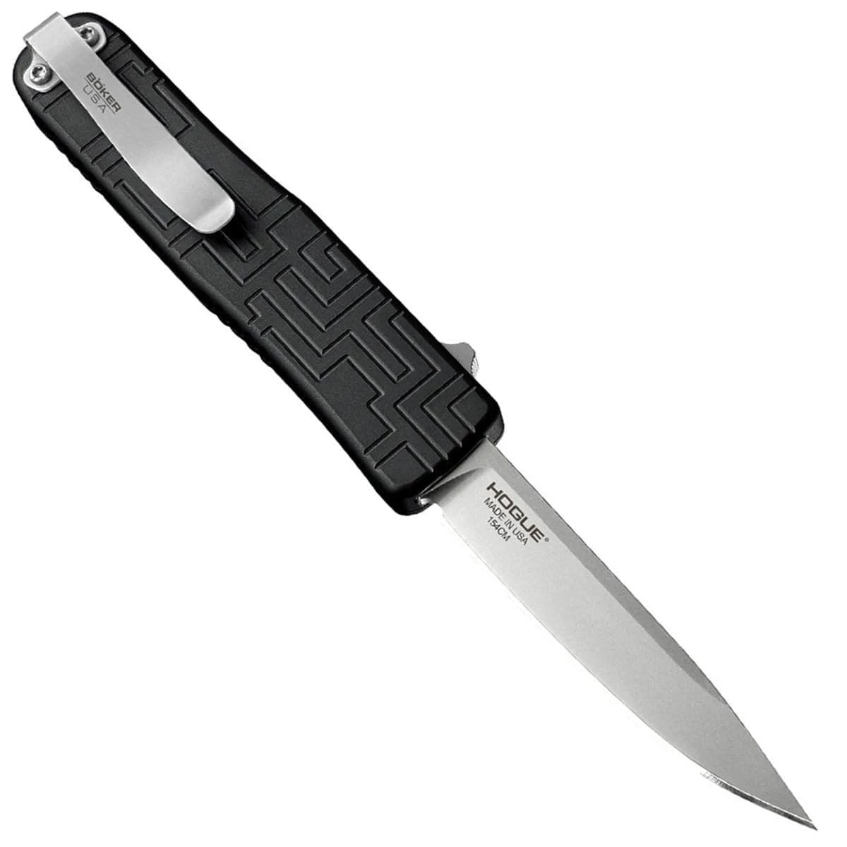 Boker Plus OTF Stonewash, 3.4" 154CM Blade, Aluminum Handle - 06EX260 - Image 2