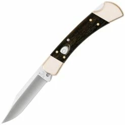 Buck Knives Buck 110 Auto, 3.75" 420HC Blade, Crelicam Ebony Handle - 0110BRSA