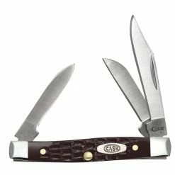 Case Cutlery Case Small Stockman, Working Series, Brown Synthetic Handles (6333SS) - 81