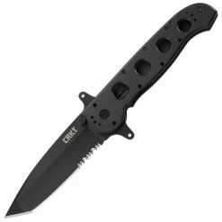 Columbia River (CRKT) CRKT Special Forces M16-14SF, 4" Combo Edge Blade, Black Aluminum Handle
