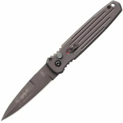 Gerber Covert Auto, 3.78" Black Oxide Blade, Tactical Gray Aluminum Handle - 30-001306