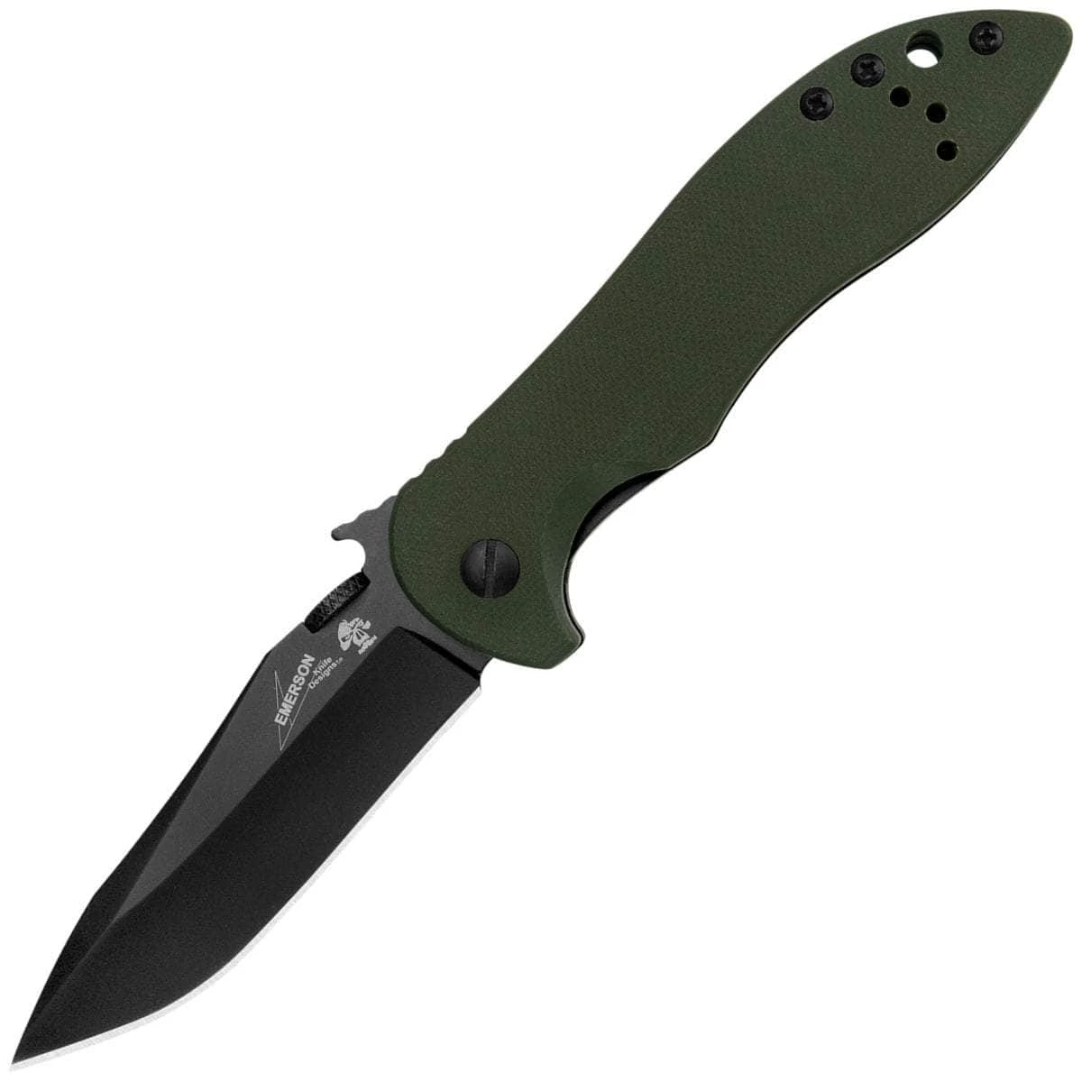 Kershaw Knives Kershaw Emerson CQC-5K, 3" Clip Point Blade, OD G10 Handle - 6074OLBLK