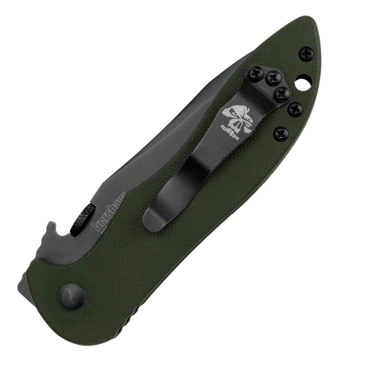 Kershaw Knives Kershaw Emerson CQC-5K, 3" Clip Point Blade, OD G10 Handle - 6074OLBLK - Image 2