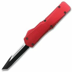 Knife Depot California Legal OTF Dual Action Knife, 1.9" Tanto Blade, Red Handle - T944-RD