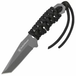 Smith & Wesson SW910TAM Knife, 2.8" Tanto Blade, Paracord Handle