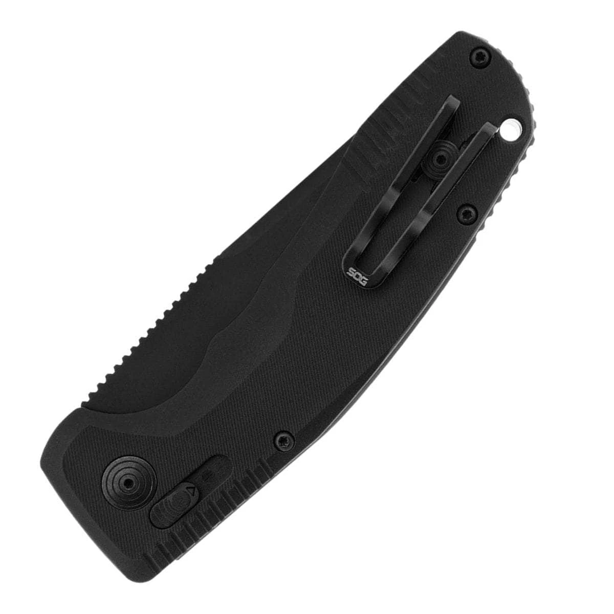 SOG Knives SOG SOG-TAC AU, 3.43" D2 Drop Point Auto Blade, Aluminum Handle - 15-38-01-57 - Image 2