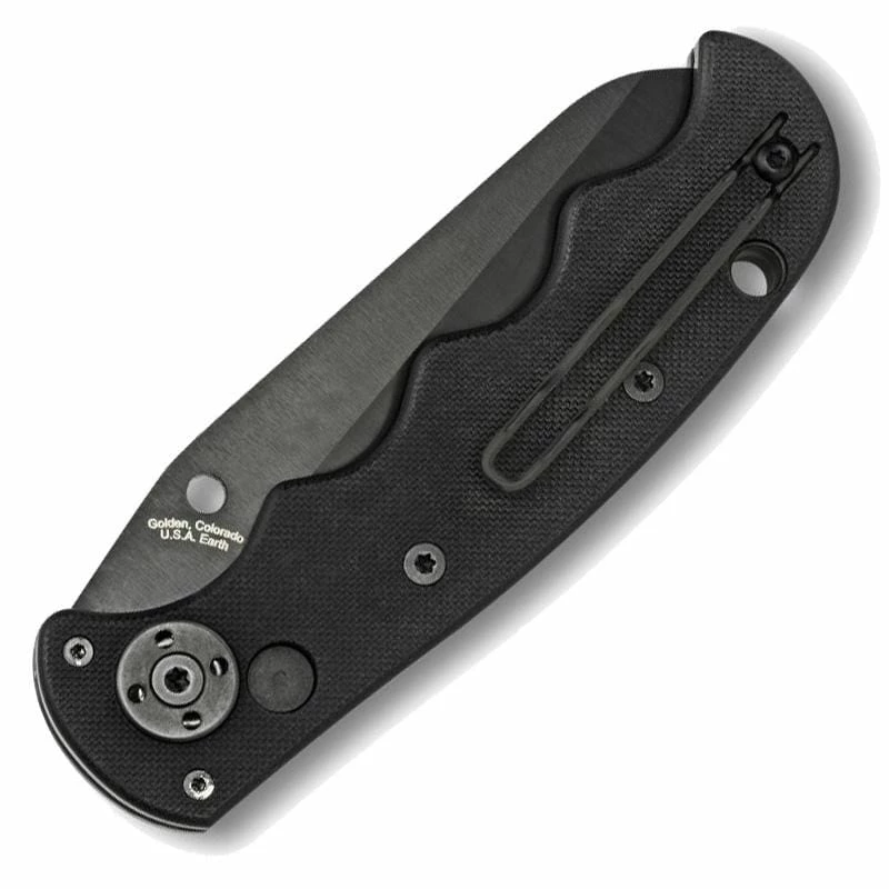 Spyderco Autonomy Automatic Knife, 3.7" H1 Blade, G10 Handle - C165GSBBK - Image 2