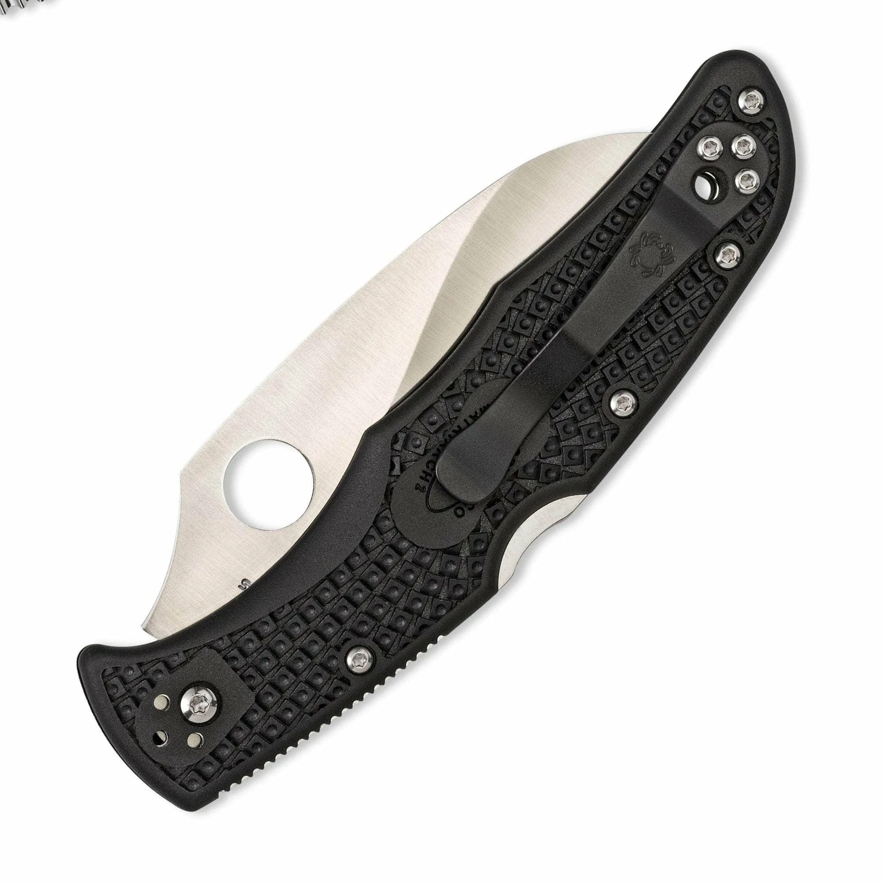 Spyderco Matriarch 2, 3.55" VG-10 Serrated Blade, Black FRN Handles - C12SBK2 - Image 2